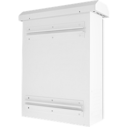 Deltaco Lockable wall cabinet, 350x140x450mm, IP55, [Levering: 1-2 dage.]
